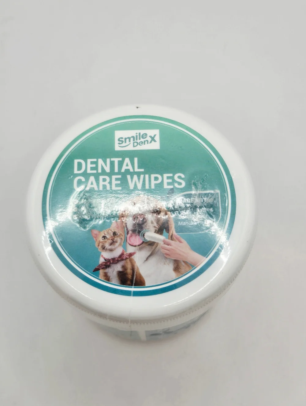 SmileDenX Pet Dental Care Wipes 50 Count Dog & Cat Teeth Cleaning Fresh Breath